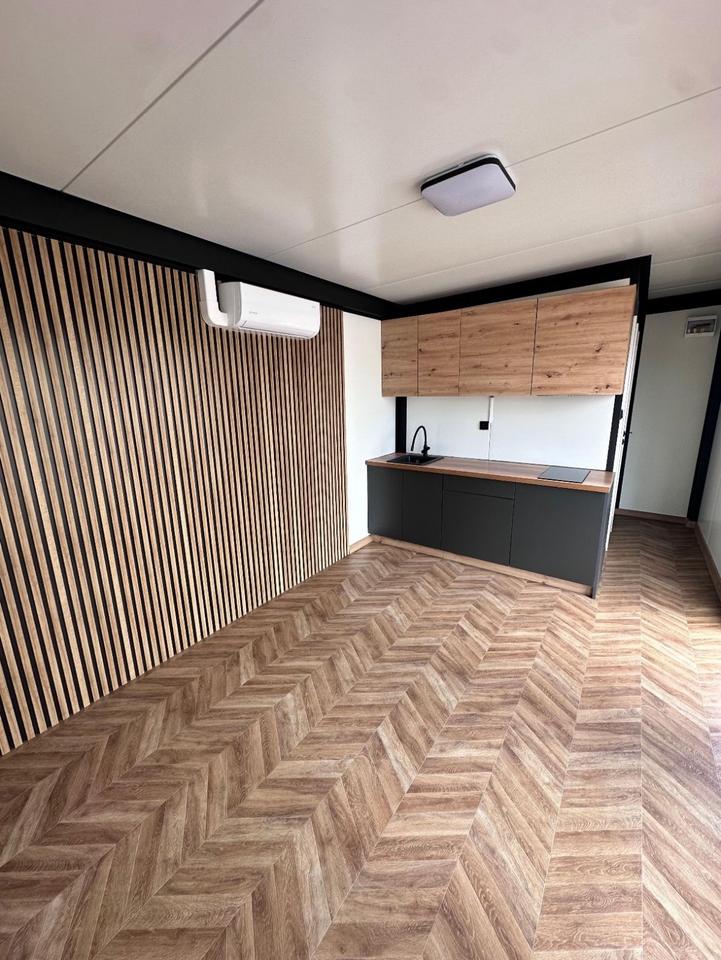 Casa Contenedor Habitable, Minicasa, Casa Modular, Mobil-Home, Casa De Vacaciones De 8 × 3 m