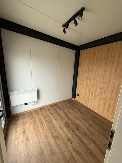 Casa Contenedor XL Living Tiny House, Casa Modular, Mobil-Home, Casa De Vacaciones De 12 × 3 m