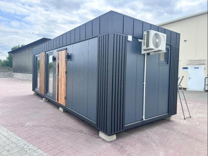 Casa Contenedor Habitable, Minicasa, Casa Modular, Mobil-Home, Casa De Vacaciones De 8 × 3 m
