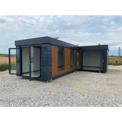 Módulo comercial combinado de 2 piezas, 3 x 6 m (36 m²)