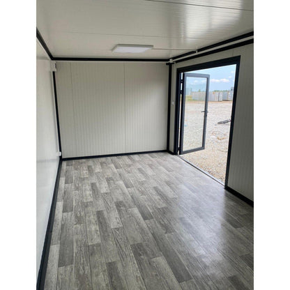 Módulo comercial combinado de 2 piezas, 3 x 6 m (36 m²)