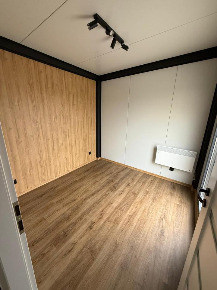 Casa Contenedor XL Living Tiny House, Casa Modular, Mobil-Home, Casa De Vacaciones De 12 × 3 m